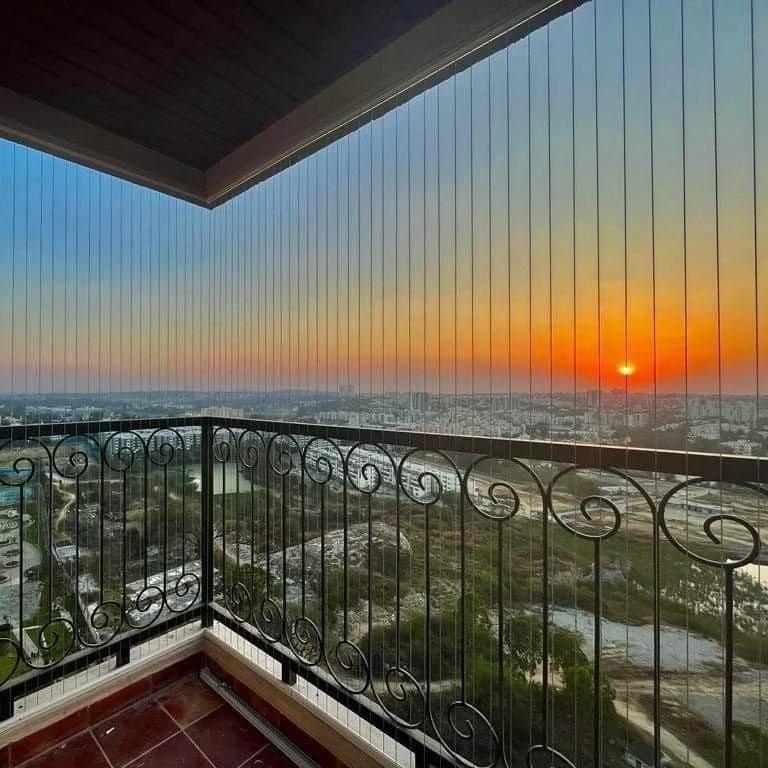 Invisible Balcony Grill